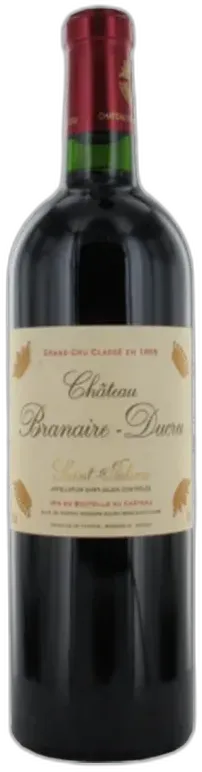 vue du vin Château Branaire Ducru 2010
