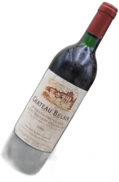 vue du vin Château Belair