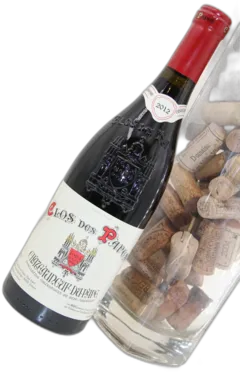 vue du vin Châteauneuf du Pape Rouge Clos des Papes Domaine Paul Avril