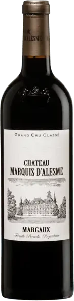 photo Marquis D’Alesme Rouge 2015 un Grand Crus Margaux