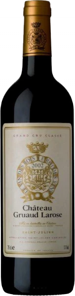 photo Gruaud Larose Rouge 2001 un Grand Crus st Julien