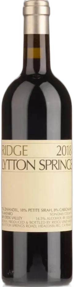 photo du vin Ridge Vineyards Monte Bello