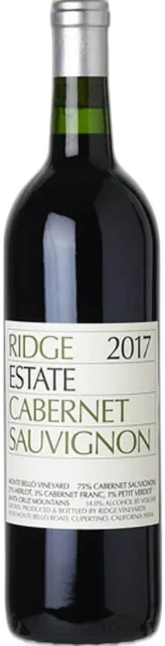 photo du vin Ridge Vineyards Monte Bello