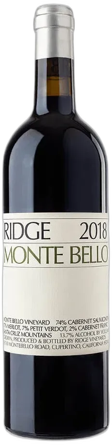 photo du vin Ridge Vineyards Monte Bello