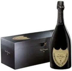 photos du vin Dom Perignon Vintage Jèroboam en Bois