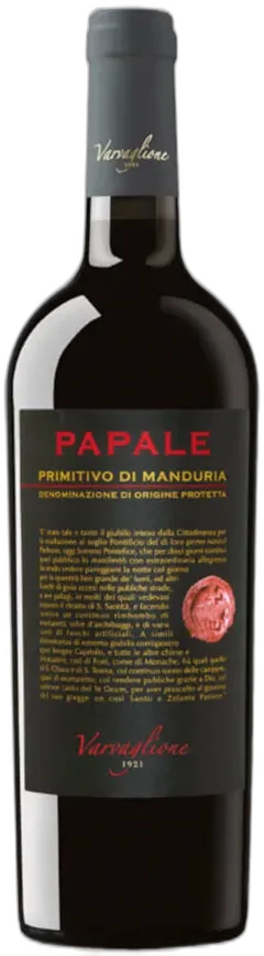photo du vin Primitivo di Manduria 'Papale' Varvaglione