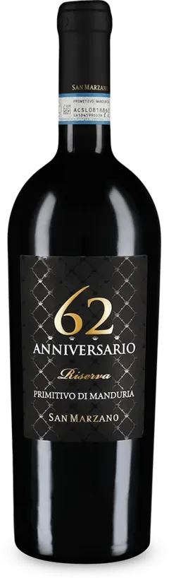 image du vin Anniversario 62 Primitivo di Manduria Riserva
