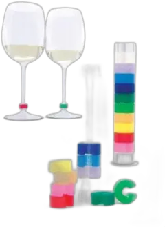 illustration du vin Marqueurs de Verre Pulltex