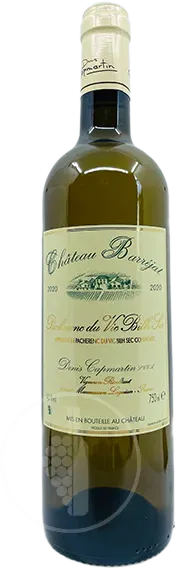 capture du vin Pacherenc du Vic-Bilh Château Barréjat Pacherenc Sec