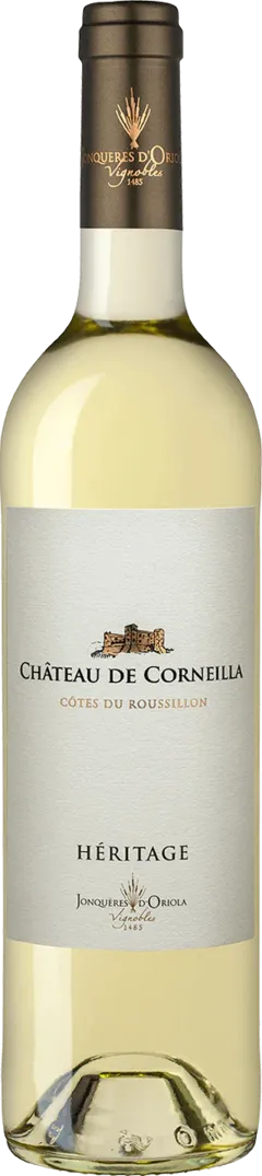 photo du vin Côtes du Roussillon Blanc "Héritage" Château de Corneilla