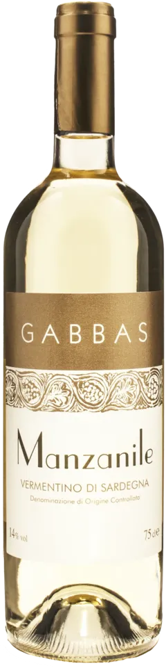 photo du vin Gabbas Vermentino di Sardegna Manzanile