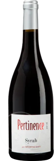 illustration du vin Vin de France Vignoble Réthoré Davy Pertinence Syrah