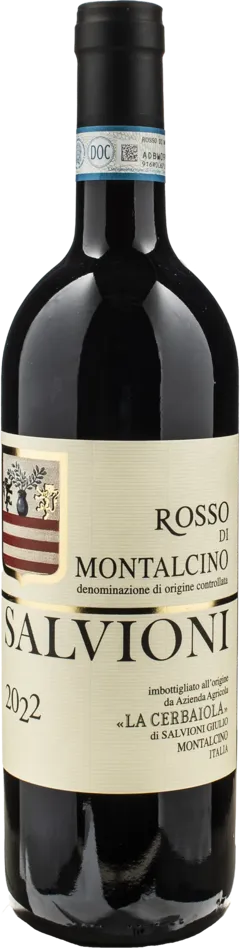 vue du vin Rosso di Montalcino Doc la Cerbaiola Salvioni