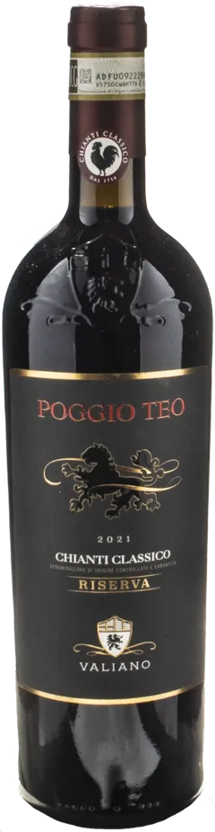 vue du vin Chianti Classico Docg “Poggio Teo” Valiano