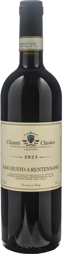 photo du vin Chianti Classico Docg San Giusto a Rentennano Famille Martini di Cigala