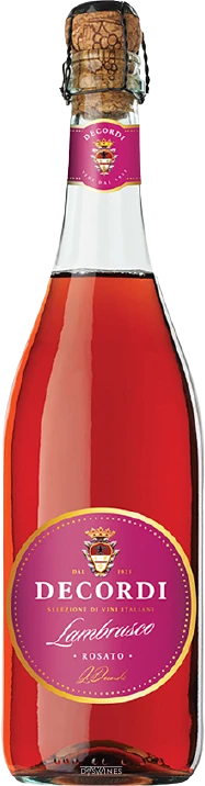 photo Lambrusco Rosato Amabile Vinicola Decordi Provincia di Mantova Igt