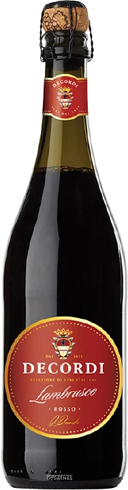 photo Lambrusco Rosso Amabile Vinicola Decordi Provincia di Mantova Igt