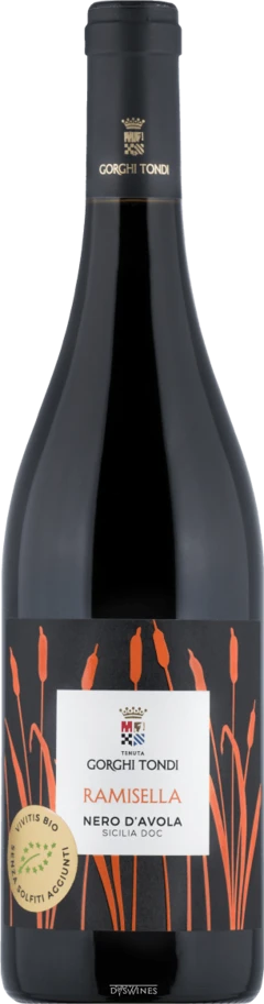 photo Vivitis Bio Nero d’Avola 2018 Tenuta Gorghi Tondi Igp Terre Siciliane. Vin Bio Sans Sulfites Ajoutés