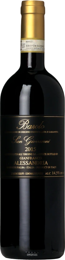 photo Barolo San Giovanni 2017 Gianfranco Alessandria Docg Barolo