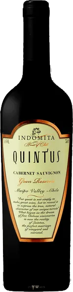 photo Quintus Cabernet Sauvignon 2016 Indomita