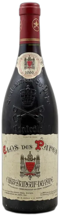 vue du vin Châteauneuf du Pape Rouge Clos des Papes Domaine Paul Avril
