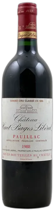 photo du vin Château Haut-Bages Libéral