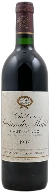 photo du vin Château Sociando-Mallet