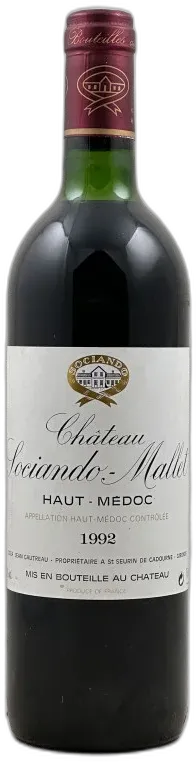 photo du vin Château Sociando-Mallet