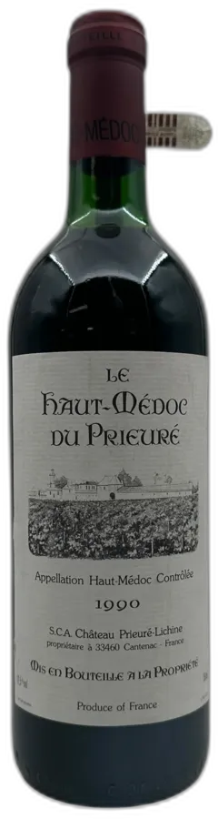 photos du vin Haut-Médoc du Prieuré