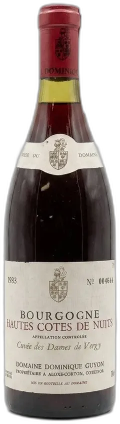 photo du vin Cuvée des Dames de Vergy