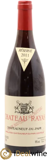 photo du vin Châteauneuf-du-Pape Château Rayas Emmanuel Reynaud