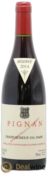 photo du vin Château Rayas