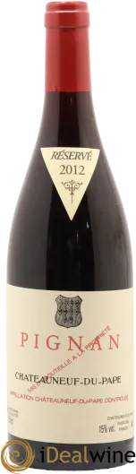 photo du vin Château Rayas