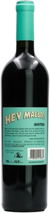 photo du vin Matias Riccitelli Hey Malbec