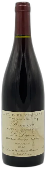 photo du vin Bourgogne la Digoine Domaine de Villaine