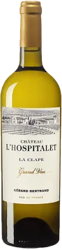 illustration du vin la Clape Château l’Hospitalet la Réserve Blanc Gérard Bertrand