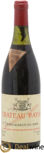 photo du vin Châteauneuf-du-Pape Château Rayas Emmanuel Reynaud