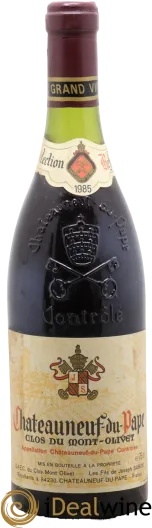 capture du vin Clos du Mont-Olivet