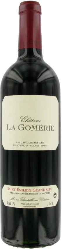 photo la Gomerie Saint Emilion Grand Cru 1999