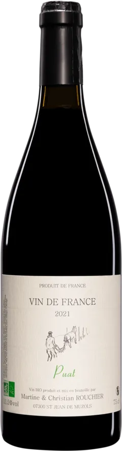 photo du vin Domaine Martine & Christian Rouchier Vin de France "Puat" Rouge 2021