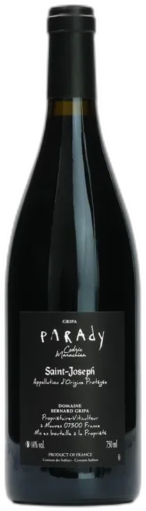 photo Saint Joseph Parady Rouge Domaine Gripa 2021