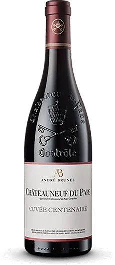 vue du vin Domaine André Brunel Centenaire 2022