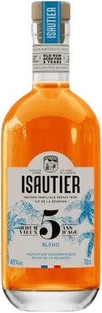 illustration du vin Isautier Rhum Vieux de Mélasse de la Réunion "12 Ans Alfred" Brun Giftbox