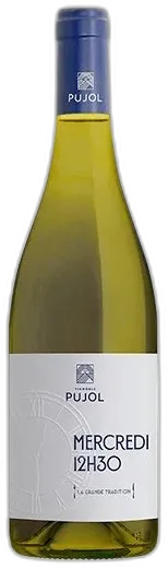 photo du vin Domaine Pujol, Mercredi 12h30 Blanc