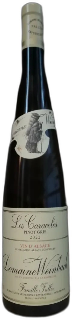 photo du vin Weinbach Pinot Gris les Caracoles 2022