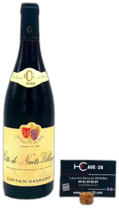 image du vin Côte de Nuits Villages 2022 les Guillandes Domaine Capitain Gagnerot