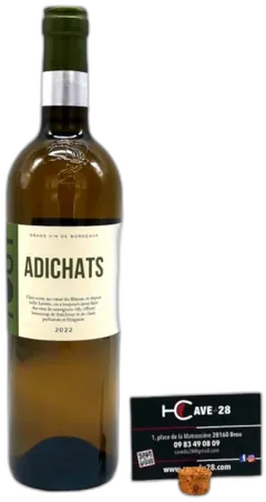 photo Blaye Côtes de Bordeaux 2022 Blanc Adichats Tutiac