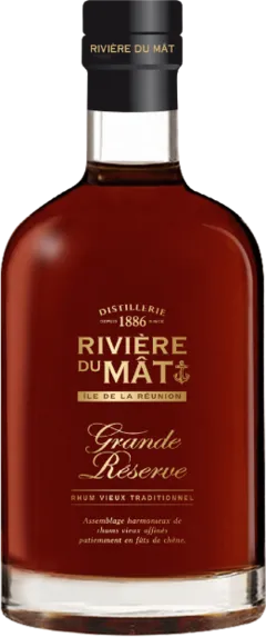 photo du vin Rivière du Mât Rhum Vieux de Mélasse de la Réunion "xo" Brun Giftbox