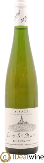 capture du vin Alsace Riesling Clos Sainte-Hune Trimbach
