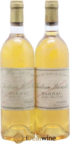capture du vin Château Broustet